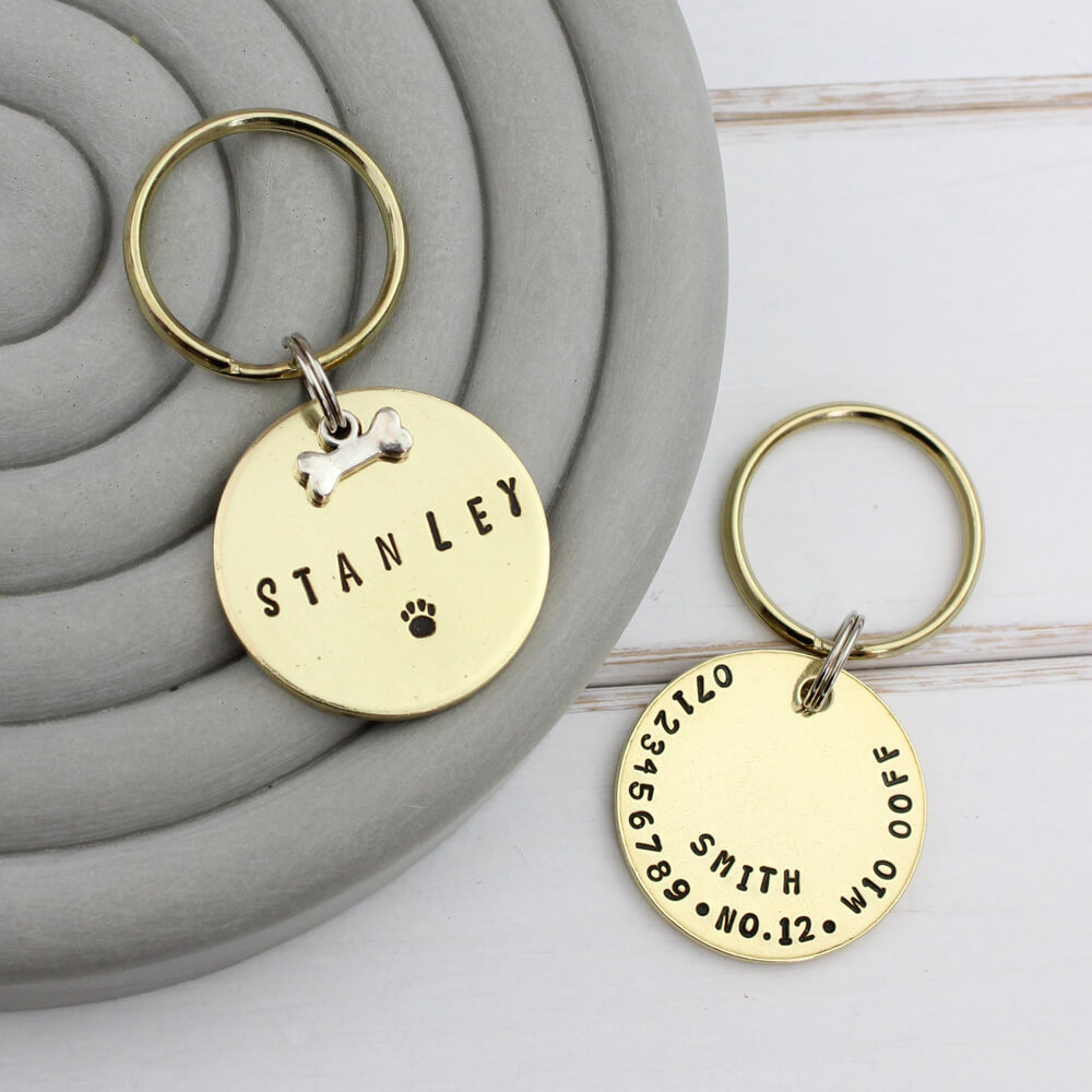 Brass Dog Tag Letters And Links