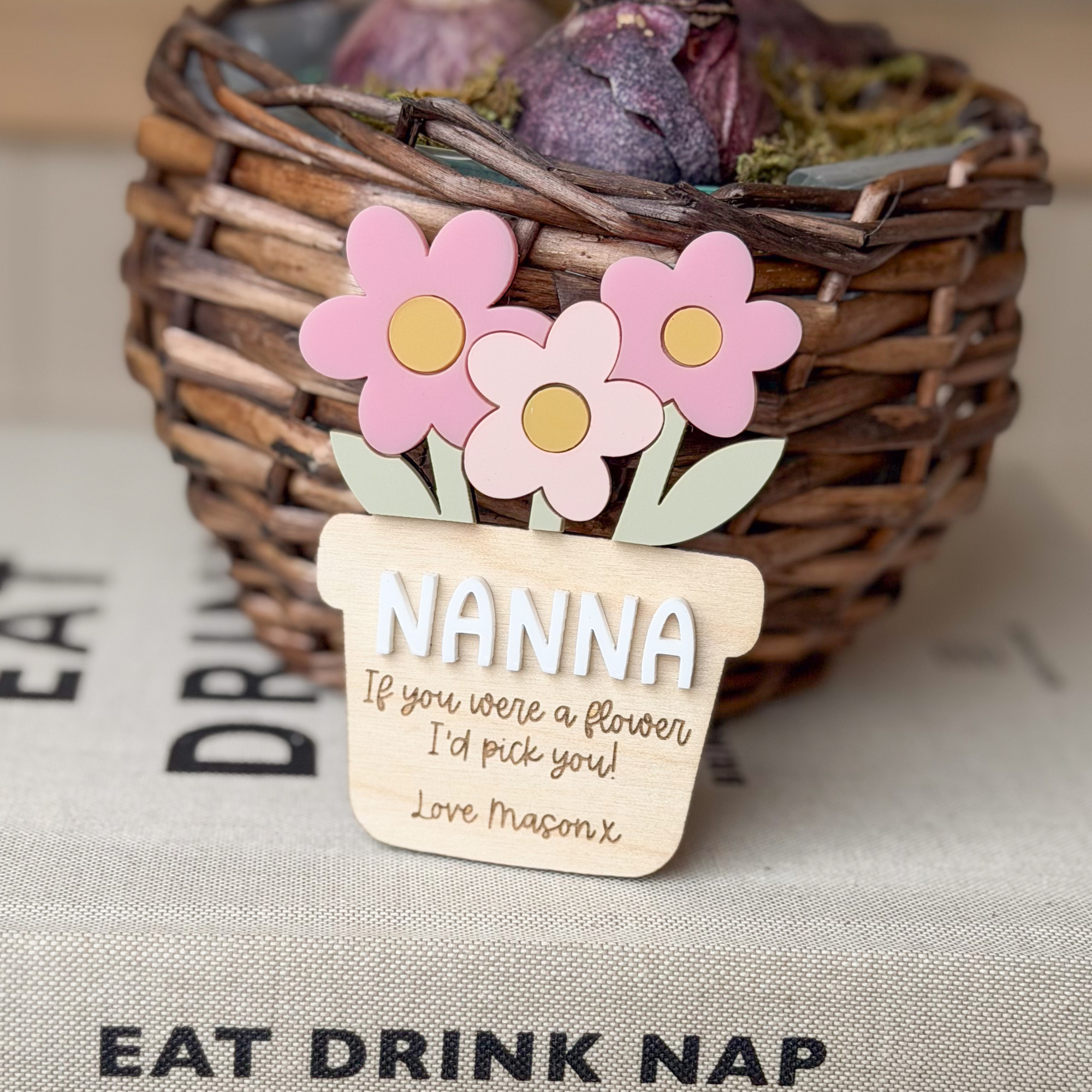 "If You Were A Flower" Plant Pot Decor - Image 2