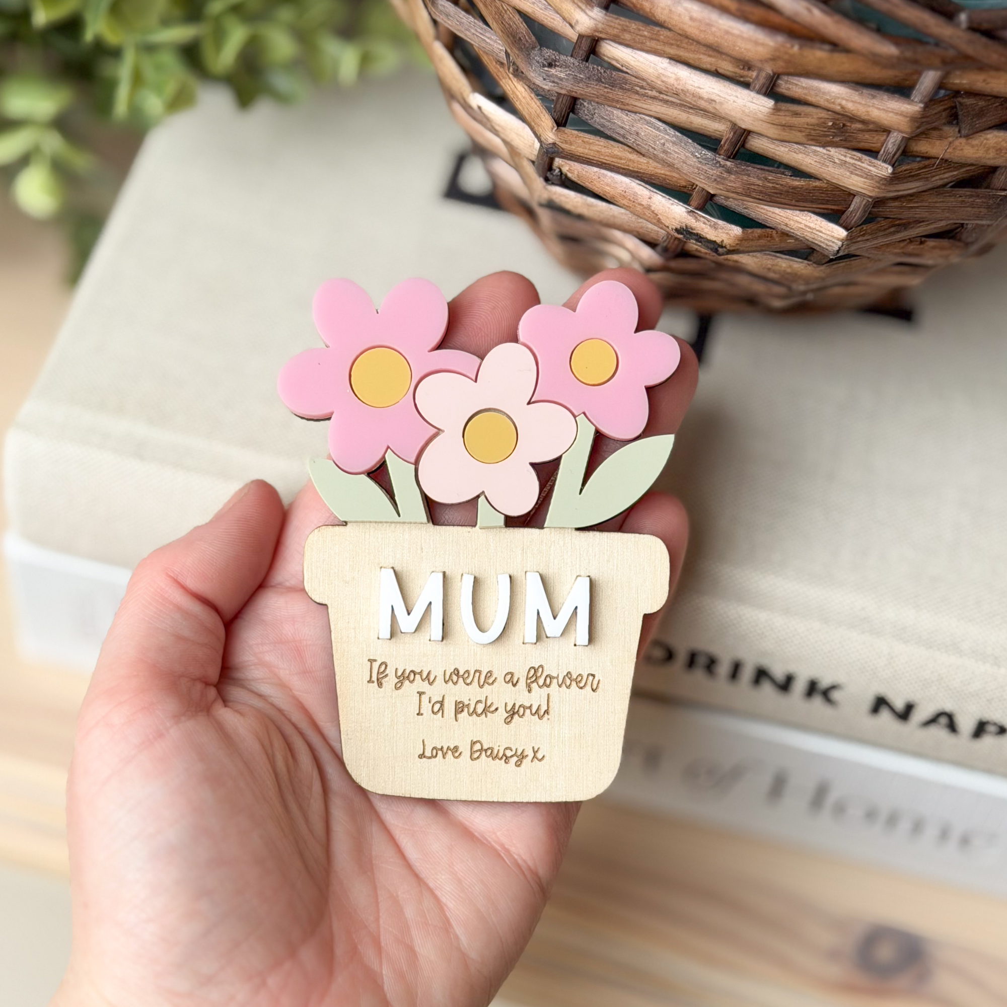 "If You Were A Flower" Plant Pot Decor - Image 5