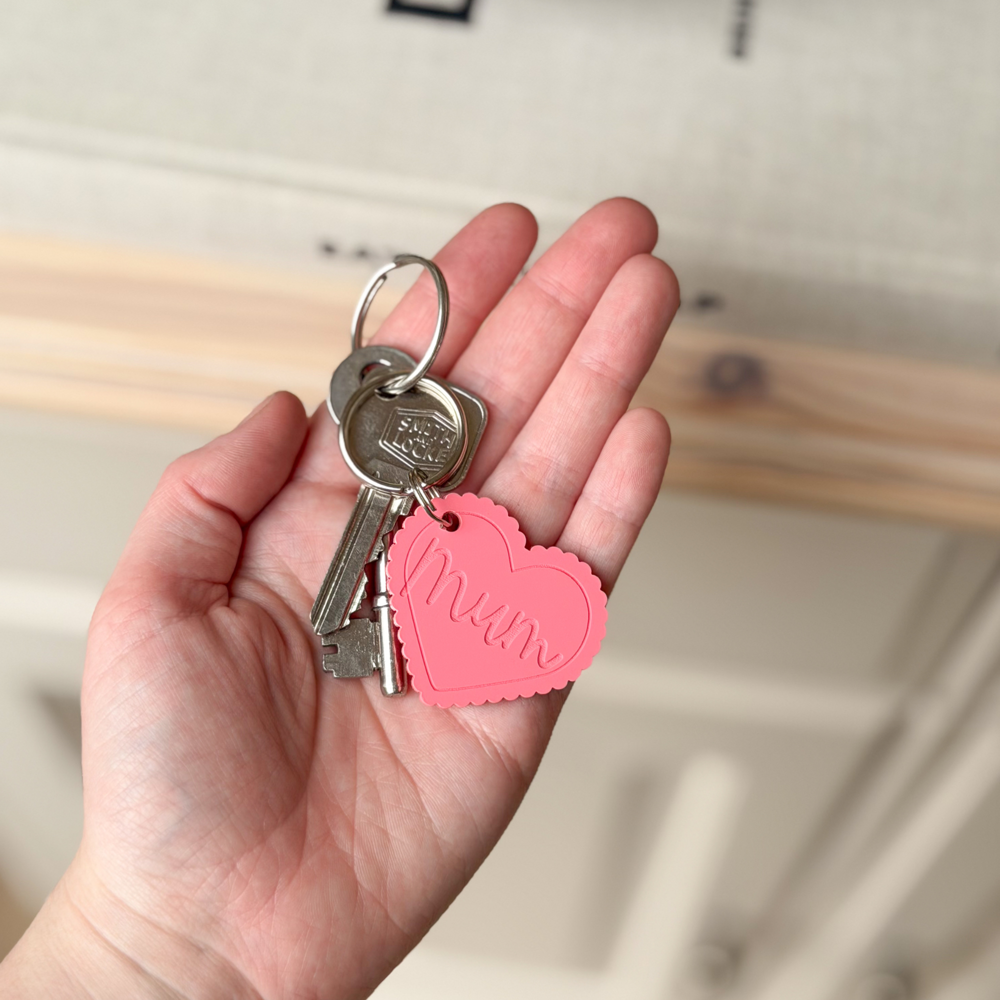 Scalloped Heart Keyring - Image 12
