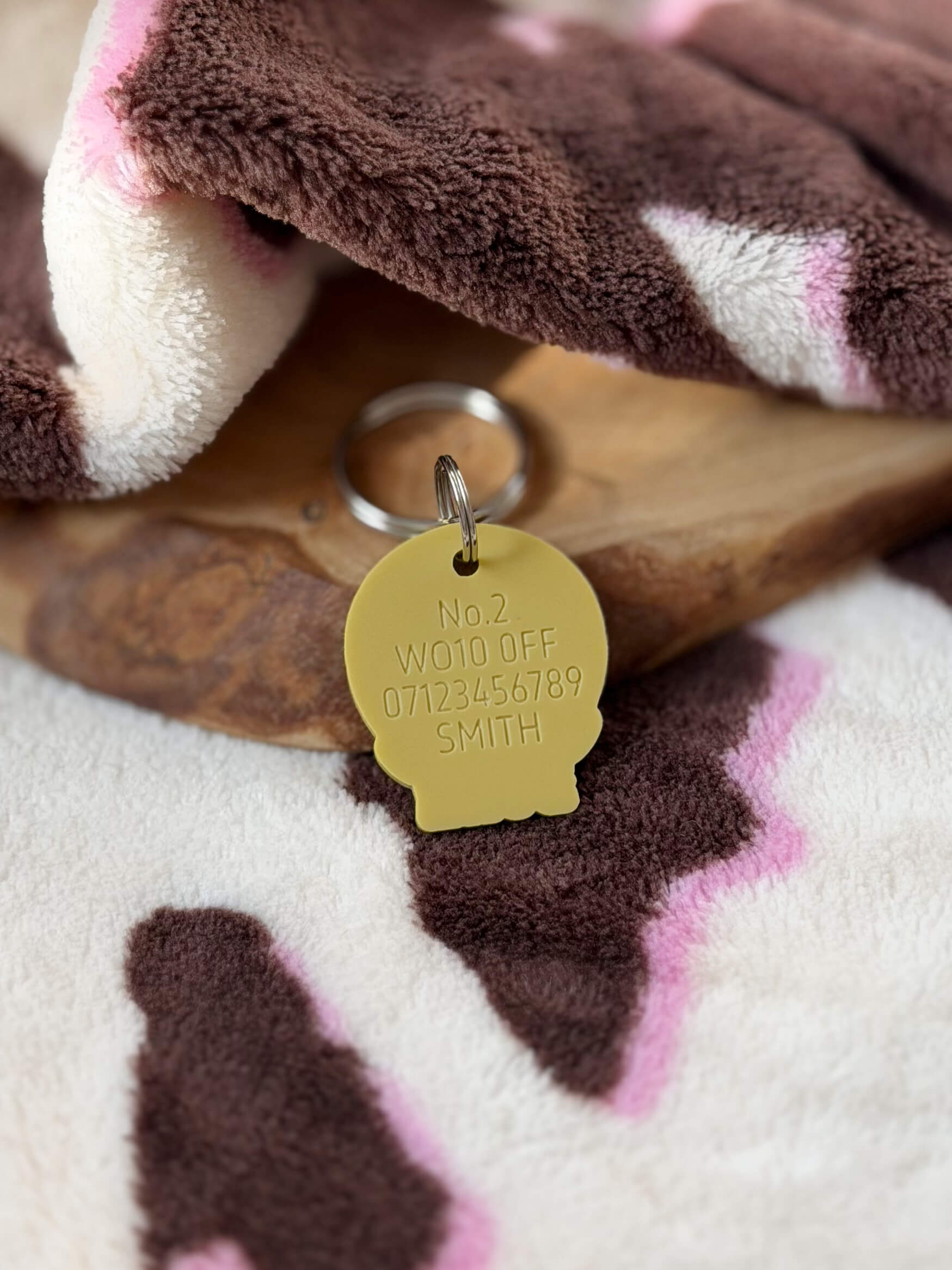 Horseshoe Shape Pet ID Tag - Image 2