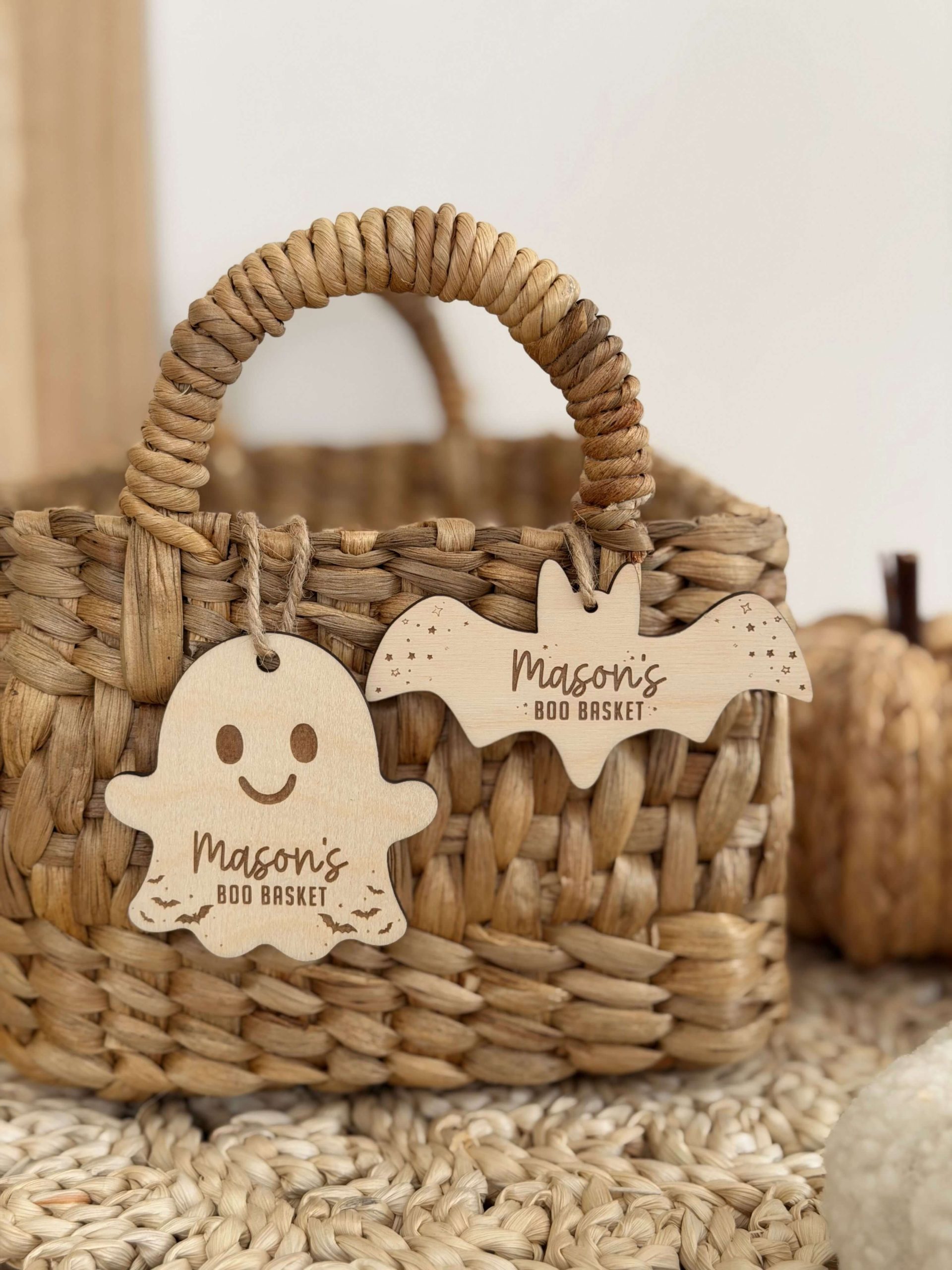 Ghost Shaped Boo Basket Tag - Image 4